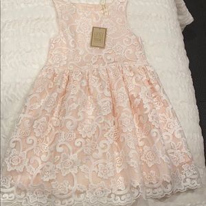 Brand New - Pink lace dress